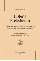 Thomas hobbes's historia ecclesiastica  -  critical edition