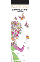 Marque-pages flower girls - marque-pages a colorier