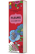 60 marque-pages à colorier - fleurs