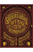 Coffret dans la tete de sherlock holmes