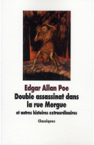 Double assassinat dans la rue morgue  -  et autres histoires extraordinaires