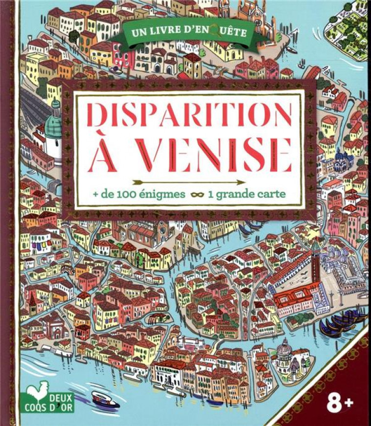 DISPARITION A VENISE - LIVRE AVEC CARTE - AYRAULT - HACHETTE