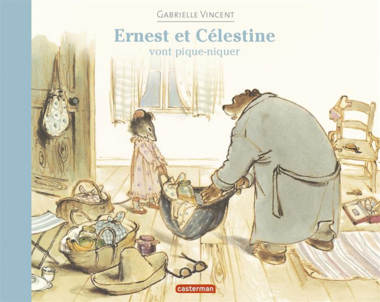 ERNEST ET CELESTINE - ERNEST ET CELESTINE VONT PIQUE-NIQUER - FORMAT BROCHE - VINCENT - Casterman