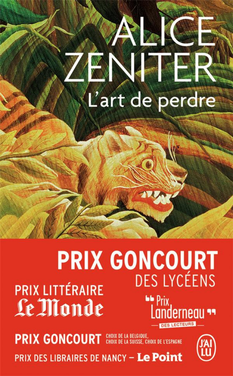 L-ART DE PERDRE - ZENITER ALICE - J'AI LU