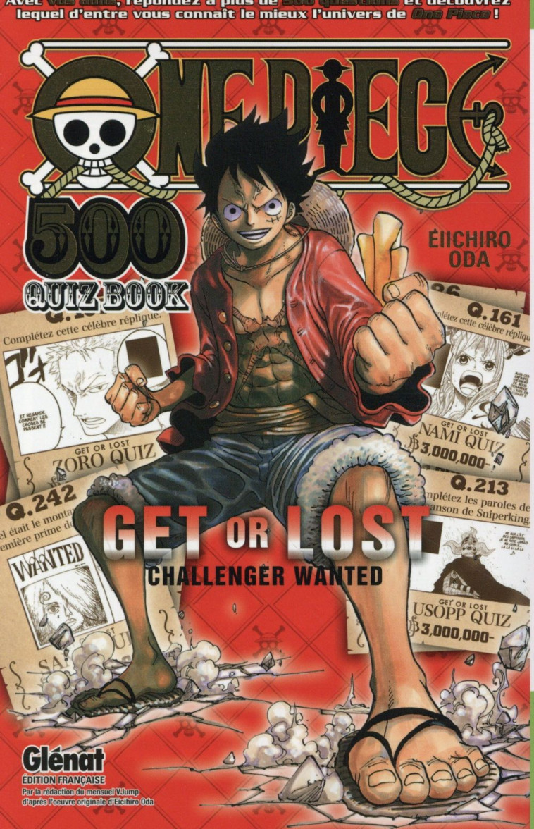 ONE PIECE QUIZ BOOK - ONE PIECE - QUIZ BOOK - TOME 01 - ODA EIICHIRO - Glénat