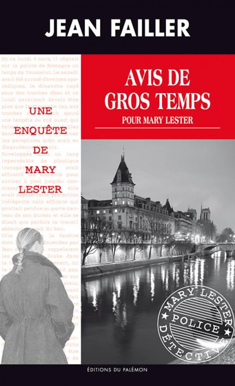 MARY LESTER - N 44 - AVIS DE GROS TEMPS POUR MARY LESTER - FAILLER JEAN - Ed. du Palémon