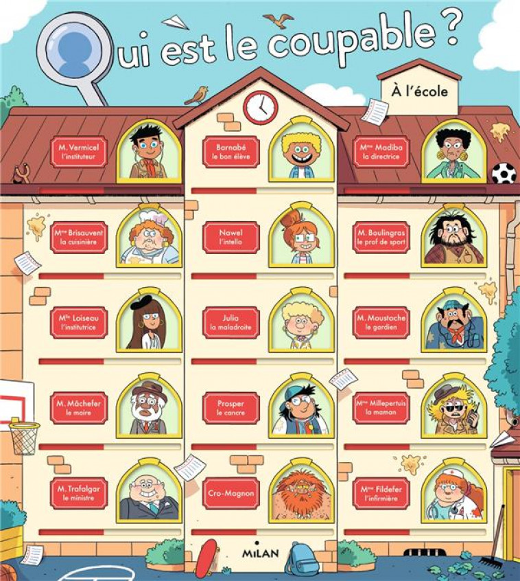 QUI EST LE COUPABLE ? A L-ECOLE - PREVOT/CAUT - Milan jeunesse