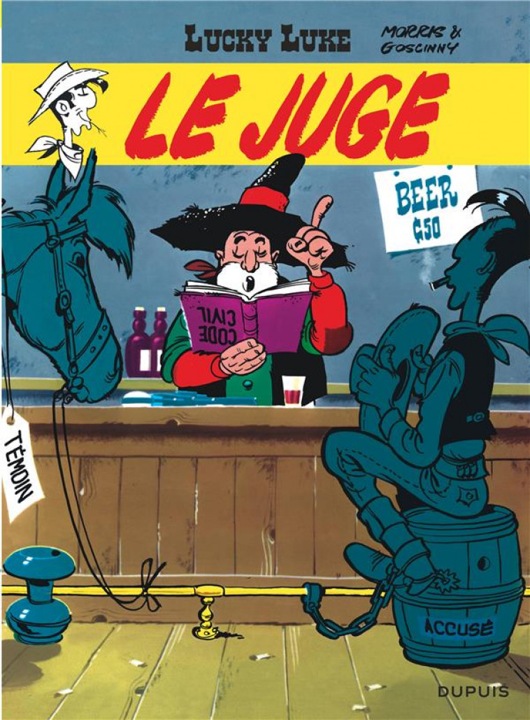 LUCKY LUKE - TOME 13 - LE JUGE - MORRIS/GOSCINNY - DUPUIS