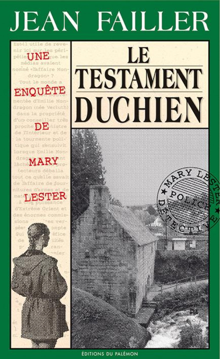 MARY LESTER - N 18 - LE TESTAMENT DUCHIEN - FAILLER JEAN - PALEMON