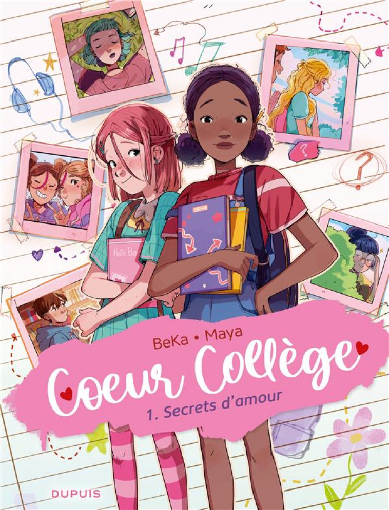 COEUR COLLEGE - TOME 1 - SECRETS D-AMOUR - BEKA/MAYA - DUPUIS