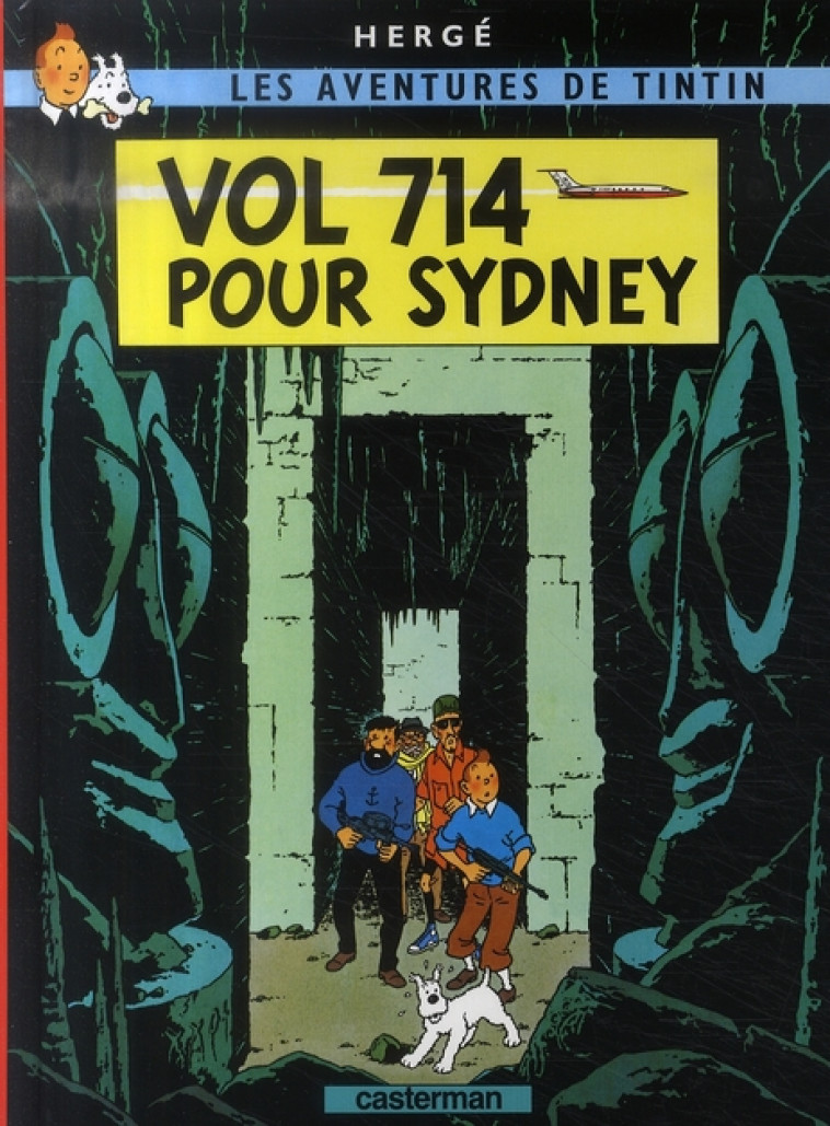 TINTIN - PETIT FORMAT COULEURS - T22 - VOL 714 POUR SYDNEY - HERGE - CASTERMAN