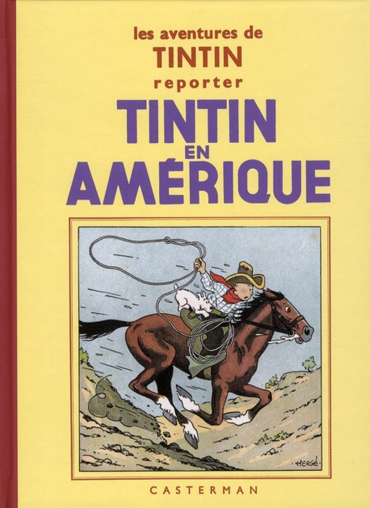 TINTIN - PETIT FORMAT NOIR ET BLANC - T03 - TINTIN EN AMERIQUE - HERGE - CASTERMAN