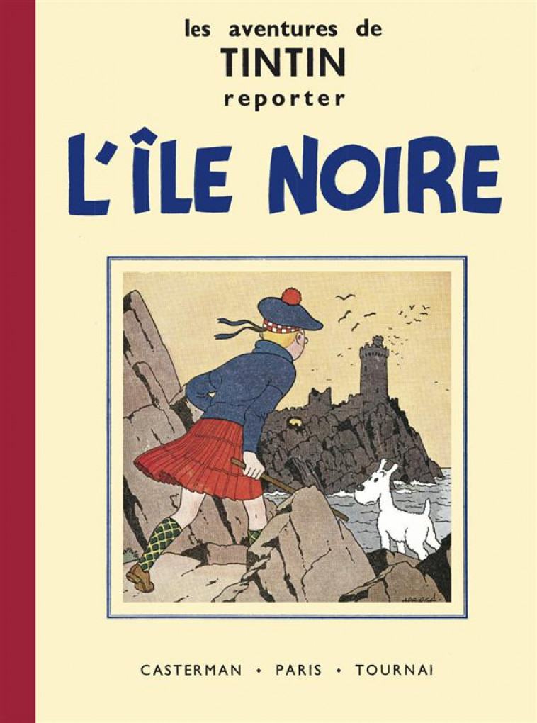 TINTIN - PETIT FORMAT NOIR ET BLANC - T07 - L-ILE NOIRE - HERGE - CASTERMAN