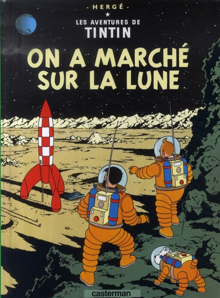 TINTIN - PETIT FORMAT COULEURS - T17 - ON A MARCHE SUR LA LUNE - HERGE - CASTERMAN