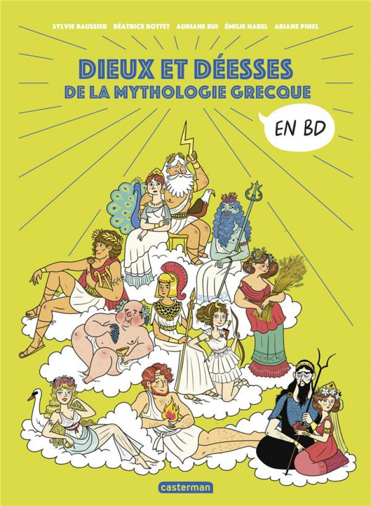 LA MYTHOLOGIE EN BD - DIEUX ET DEESSES DE LA MYTHOLOGIE GRECQUE - BOTTET/BAUSSIER/BUI - CASTERMAN