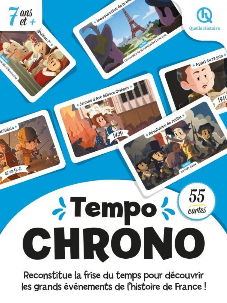 TEMPO CHRONO HISTOIRE DE FRANCE (2NDE ED) - JEU DE CHRONOLOGIE 7 ANS ET + - XXX - NC