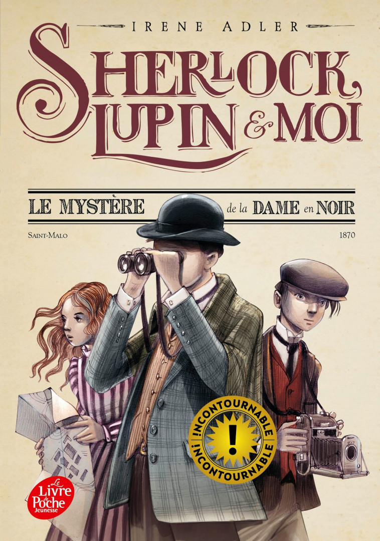 Sherlock, Lupin et moi - Tome 1 - Didiot Béatrice, Adler Irène - POCHE JEUNESSE