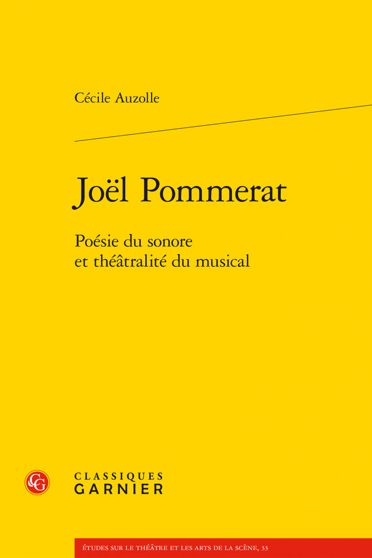 Joël Pommerat - Auzolle Cecile , Auzolle Cécile, Mantei Olivier, Naugrette Florence, Karsenti Tiphaine, Consolini Marco - CLASSIQ GARNIER