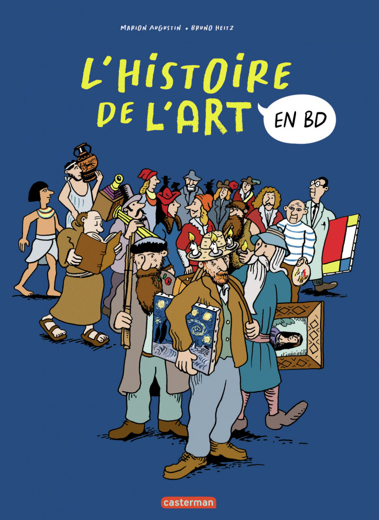 L'Histoire de l'Art en BD - L'Intégrale - MARION AUGUSTIN / BRUNO HEITZ , Augustin Marion, Heitz Bruno - CASTERMAN